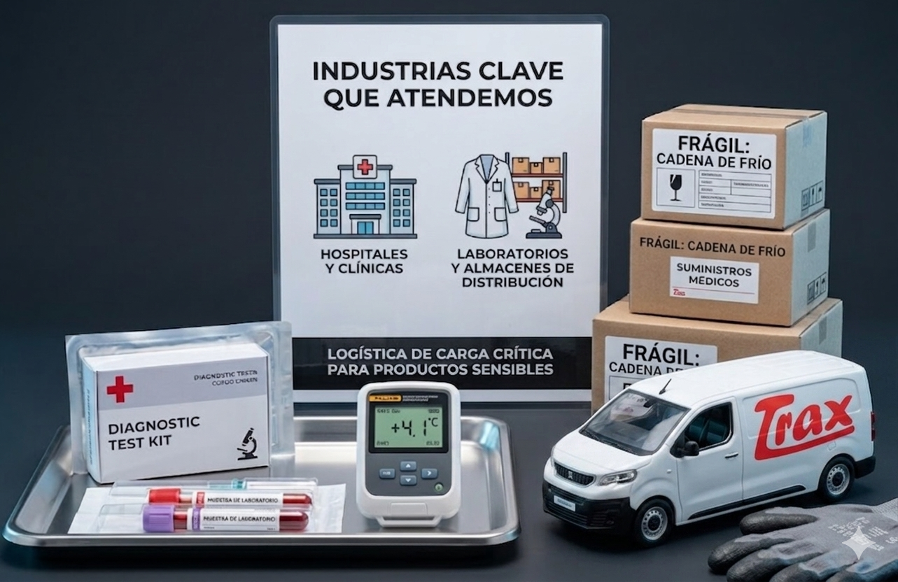Entrega en Hospitales y Laboratorios